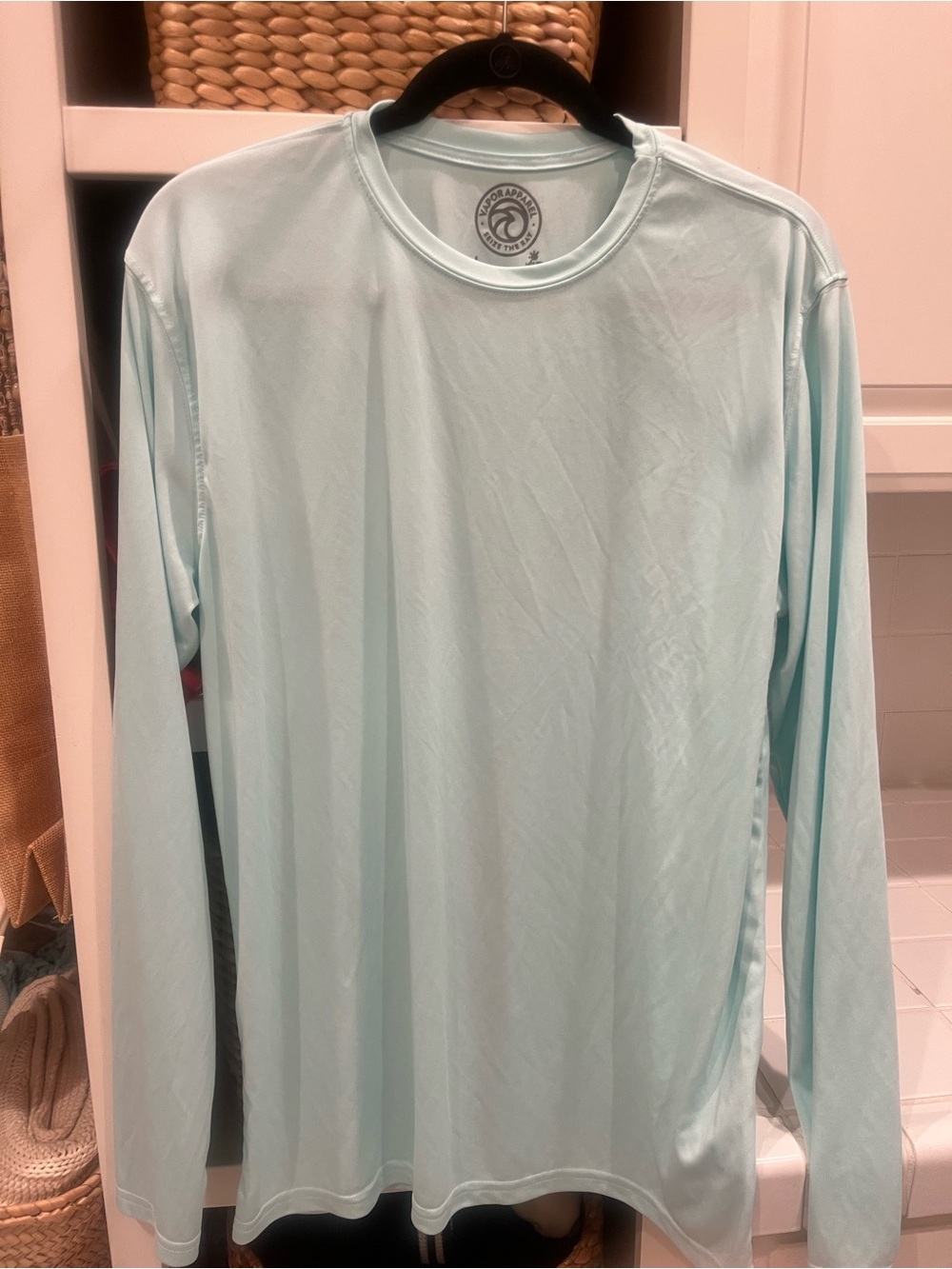 Vaporapparel Blue Long Sleeve Performance Tee